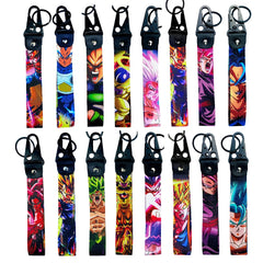 Dragon Ball Z 'Super Saiyan 2 Goku' Wrist Lanyard Keyring Clip Keychain