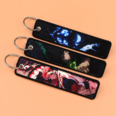 Jujutsu Kaisen 'Ryomen Sukuna' Embroidered Keyring Keychain
