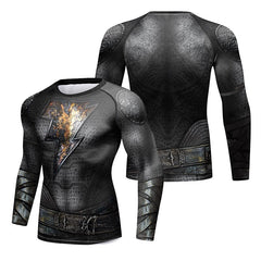 Black Adam Elite Four Piece Compression Rashguard Set