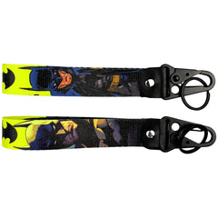 Batman Wrist Lanyard Keyring Clip Keychain