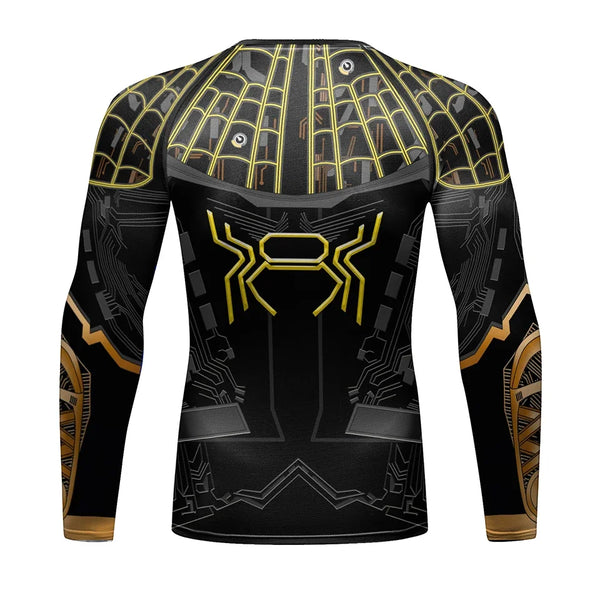 Spider Man Compression 'Spider-Man: Circuit Board Gi Chronicles #1' Long Sleeve 2 Piece Set
