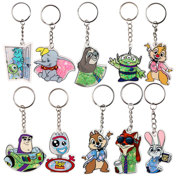 Chip 'n Dale: Rescue Rangers Dale Glitter Star Acrylic Keyring Keychain