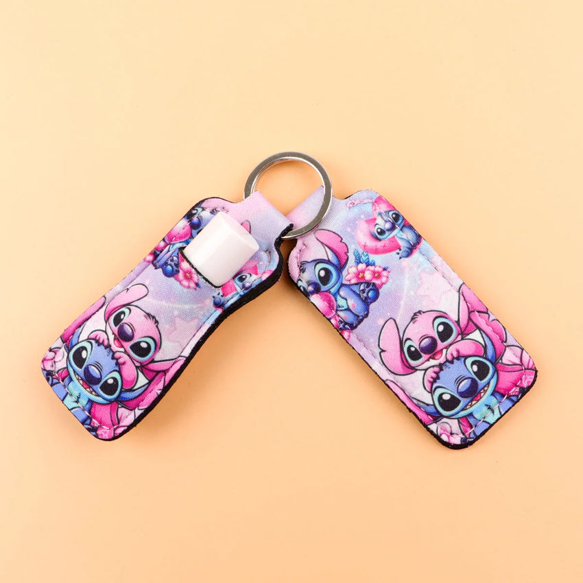 Lilo and Stitch ‘Stitch and Angel' Lipstick Holder Keychain