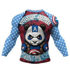 Panda Compression 'Captain Panda' Long Sleeve Rashguard 3 Piece Set