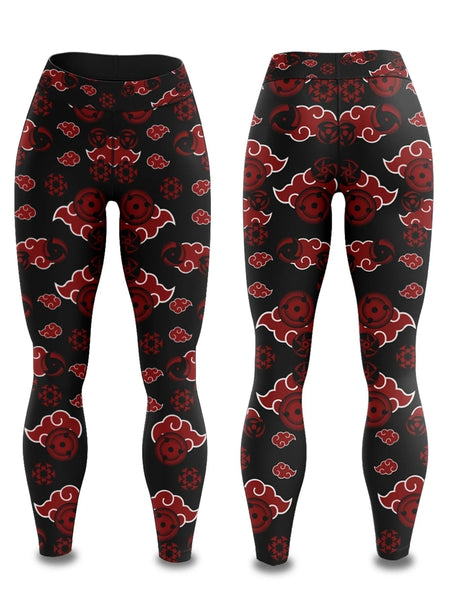 Women's Naruto 'Akatsuki | Sharingan' Leggings Yoga Pants