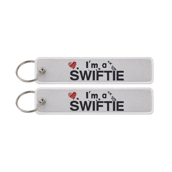 I'm A Swiftie Embroidered Keyring Keychain