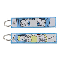 Dragon Ball Z 'Bulma' Embroidery Keyring  Keychain