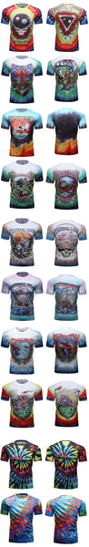 The Grateful Dead 'Skull' Short Sleeve Compression Rashguard