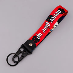 One Piece 'Luffy | Never Give Up' Wrist Lanyard Keyring Clip Keychain