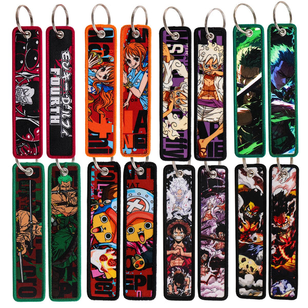One Piece 'Monkey D. Luffy | Fourth' Embroidered Keyring Keychain
