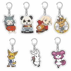 Beastars 'Jack | Train Ride Chibi' Resin Keyring Keychain