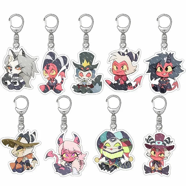 Helluva Boss 'Stolas' Acrylic Keyring Keychain