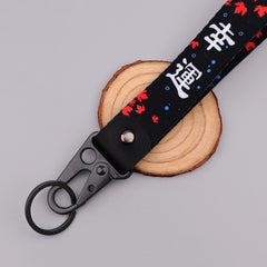 Koi 'Red Colored Carp' Wrist Lanyard Keyring Clip Keychain