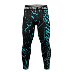 Tribal Compression 'The Geometry of Jiu Jitsu' Leggings Spats