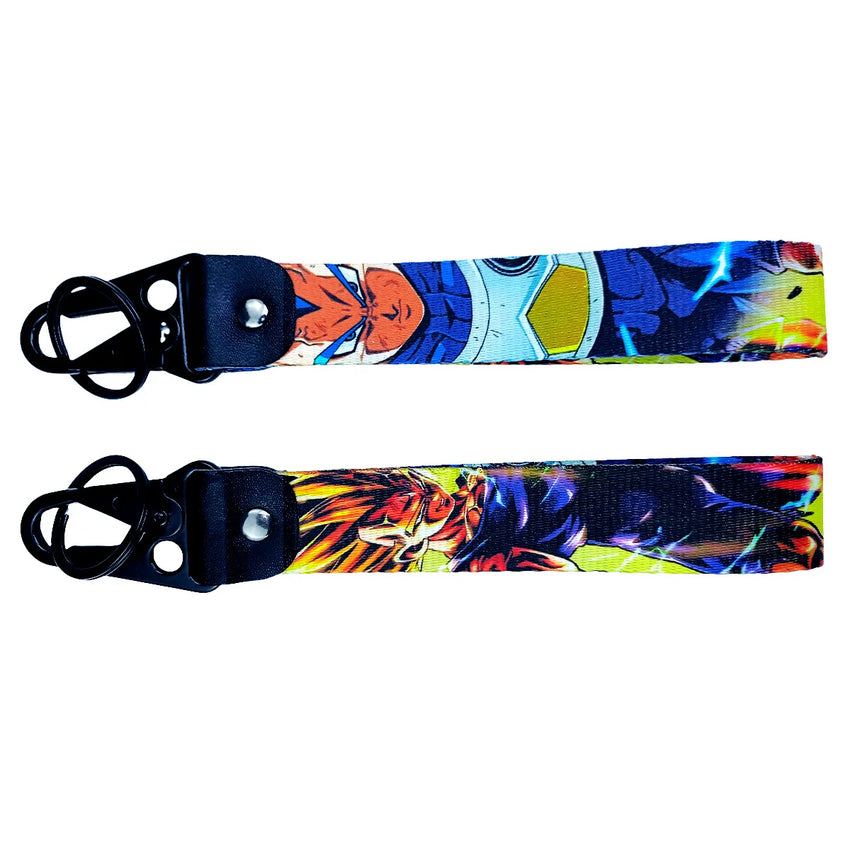 Dragon Ball Z 'Vegeta | Super Saiyan' Wrist Lanyard Keyring Clip Keychain