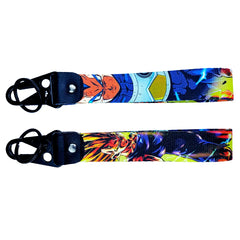 Dragon Ball Z 'Vegeta | Super Saiyan' Wrist Lanyard Keyring Clip Keychain