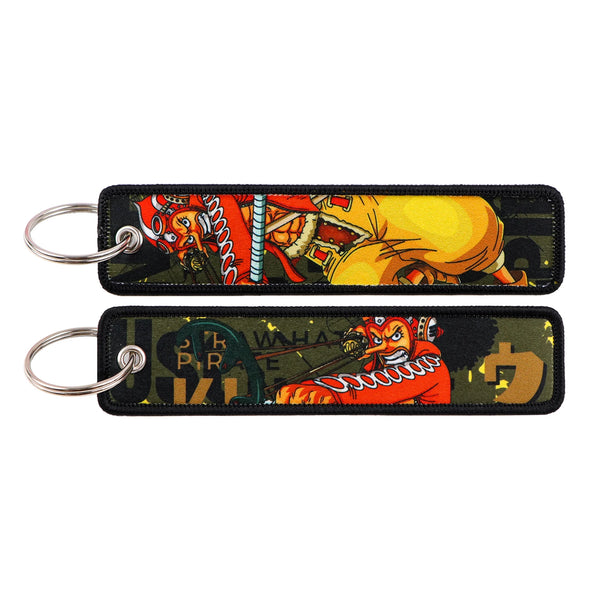 One Piece 'Usopp' Embroidered Keyring Keychain
