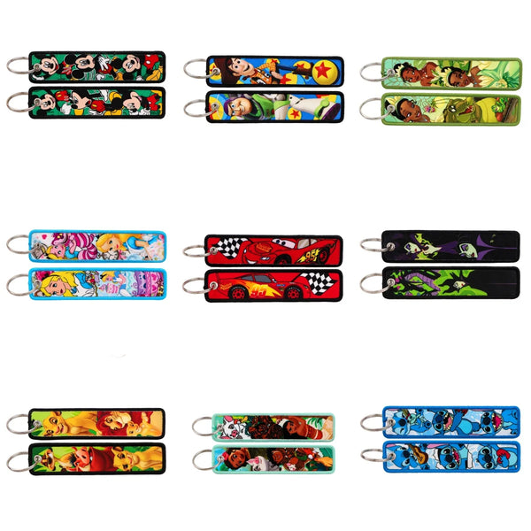 Cars ‘Lightning McQueen’' Embroidered Keyring Keychain