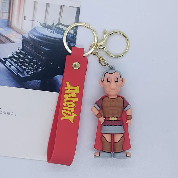 Asterix 'Julius Caesar' PVC Keyring Keychain
