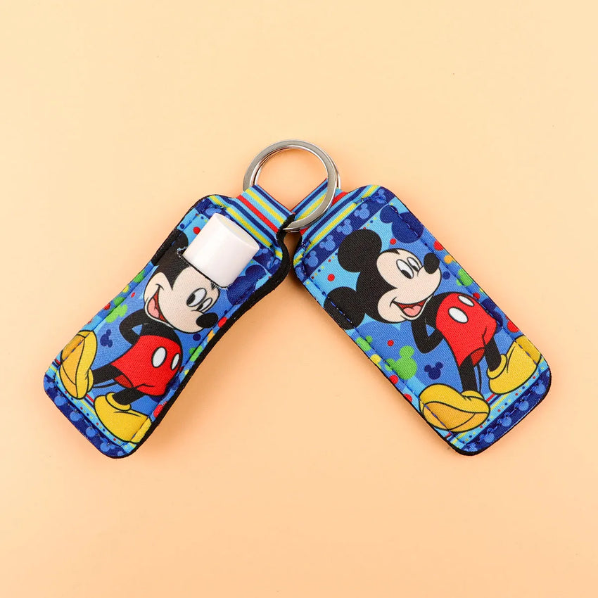 Miickey Mouse 'Blue Rizz' Lipstick Holder Keychain