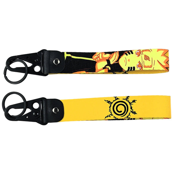Naruto 'Uzumaki | Golden Ratio' Wrist Lanyard Keyring Clip Keychain