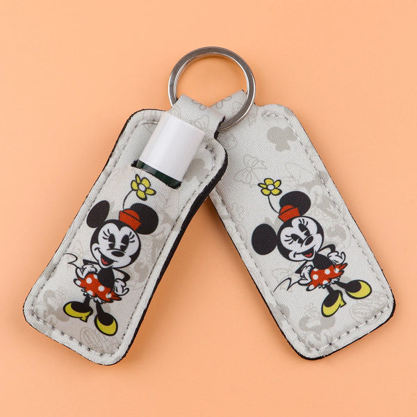 Mickey Mouse and Friends 'Minnie Mouse | Flower Hay' Lipstick Holder Keychain
