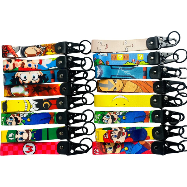 Assassination Classroom 'Koro-sensei' Wrist Lanyard Keyring Clip Keychain
