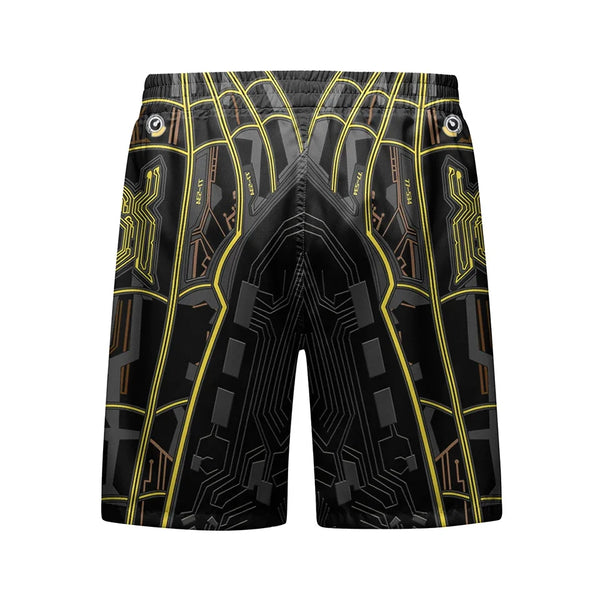 Spider Man 'Spider-Man: Circuit Board Gi Chronicles #1' Fight Shorts