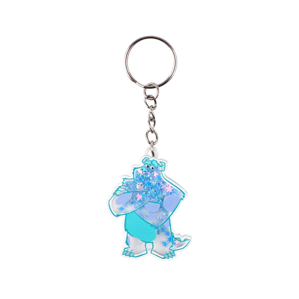 Monsters Inc Sulley Glitter Star Acrylic Keyring Keychain