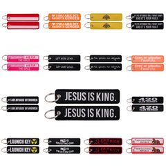 New California Republic Embroidered Keyring Keychain