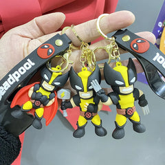 Deadpool & Wolverine 'Super Wolverine' 3d Rubber Keyring Keychain