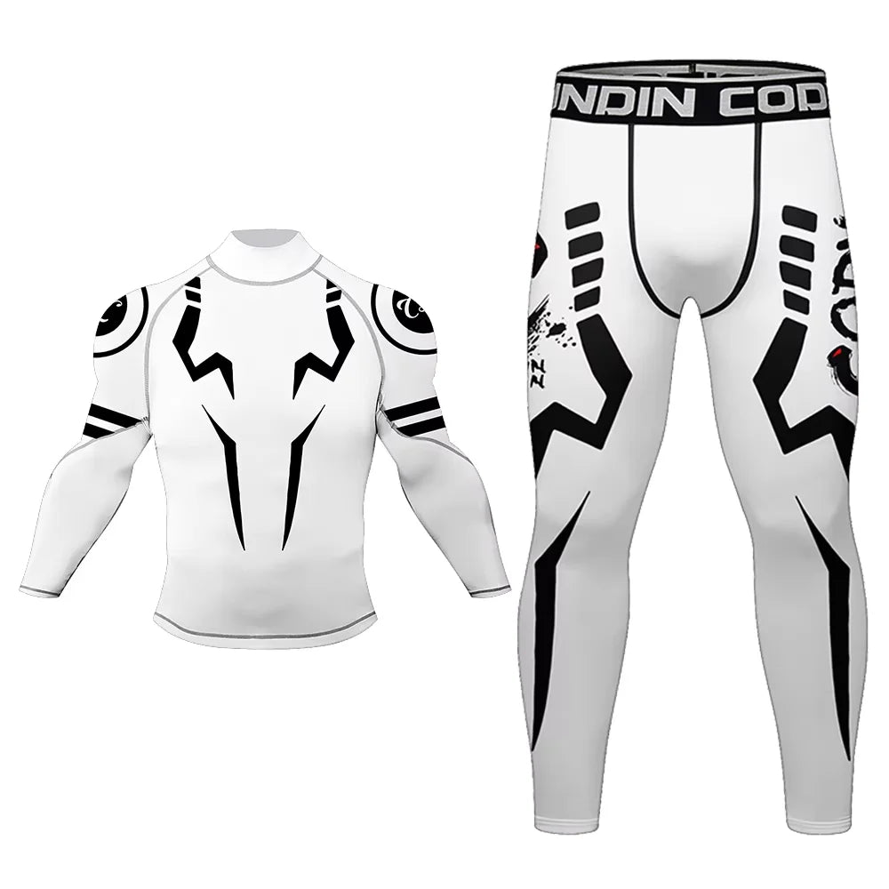 Jujutsu Kaisen Premium 2 Piece Long Sleeve Compression Set