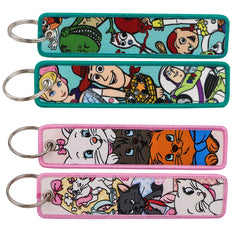 The Aristocats ‘Marie | Toulouse | Berlioz’ Embroidered Keyring Keychain