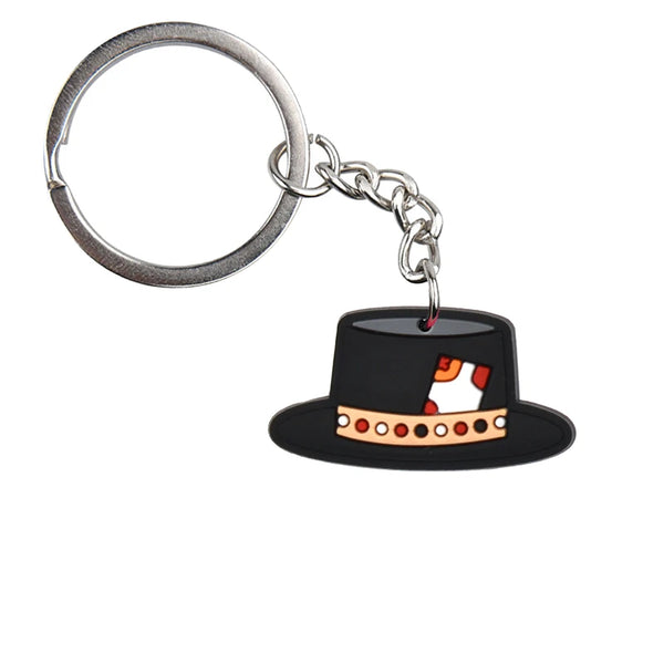 Magician Hat 'Trick Card' Acrylic Keyring Keychain