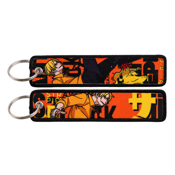 One Piece 'Cool Guy | Sanji' Embroidered Keyring Keychain