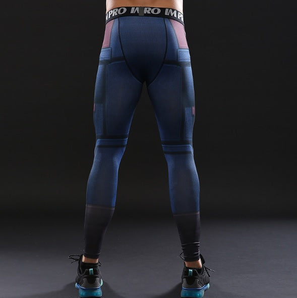 Captain America Compression Rashguard Set