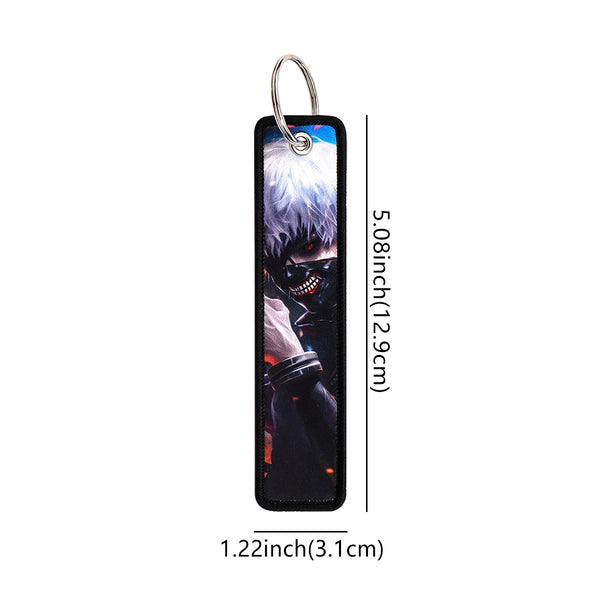 Chainsaw Man ‘Denji' Embroidered Keyring Keychain
