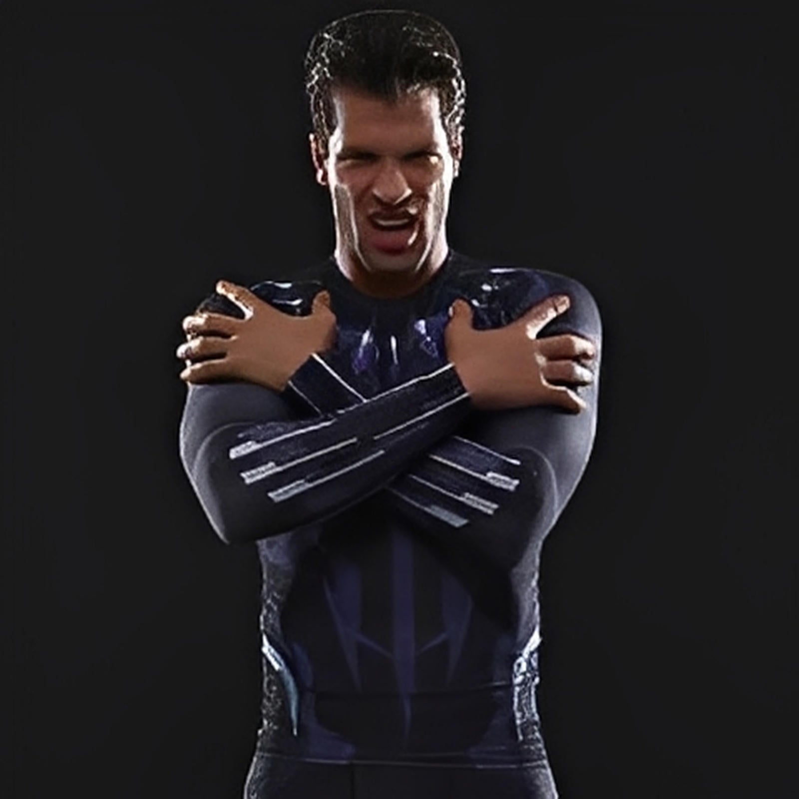 Black Panther 'Civil War' Compression Long Sleeve Rashguard