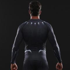 Black Panther 'Infinity War' Compression Long Sleeve Rashguard-RashGuardStore