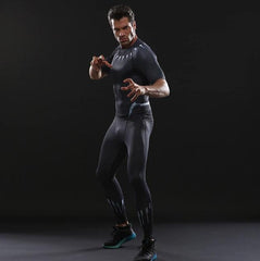 Black Panther Infinity War Compression Rashguard Set-RashGuardStore