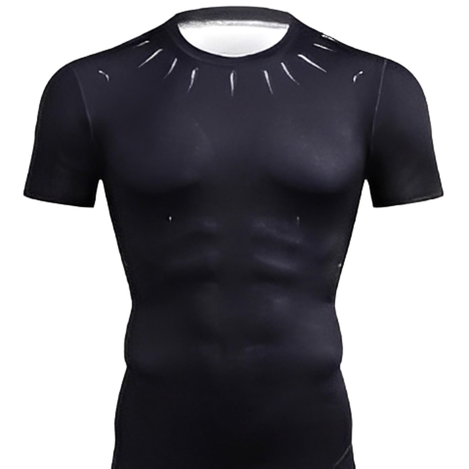 Black Panther 'King T'Challa' Infinity War Compression Short Sleeve Rashguard