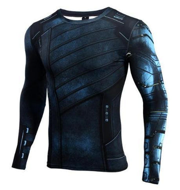 Buck "Winter Soldier" Infinity War Compression Long Sleeve Rashguard-RashGuardStore