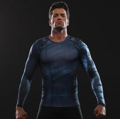 Buck "Winter Soldier" Infinity War Compression Long Sleeve Rashguard-RashGuardStore