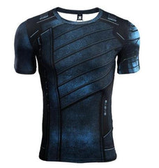 Buck "Winter Soldier" Infinity War Compression Short Sleeve Rashguard-RashGuardStore
