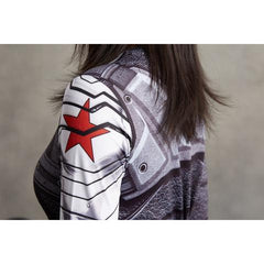 Buck "Winter Soldier" Women's Compression Long Sleeve Rashguard-RashGuardStore