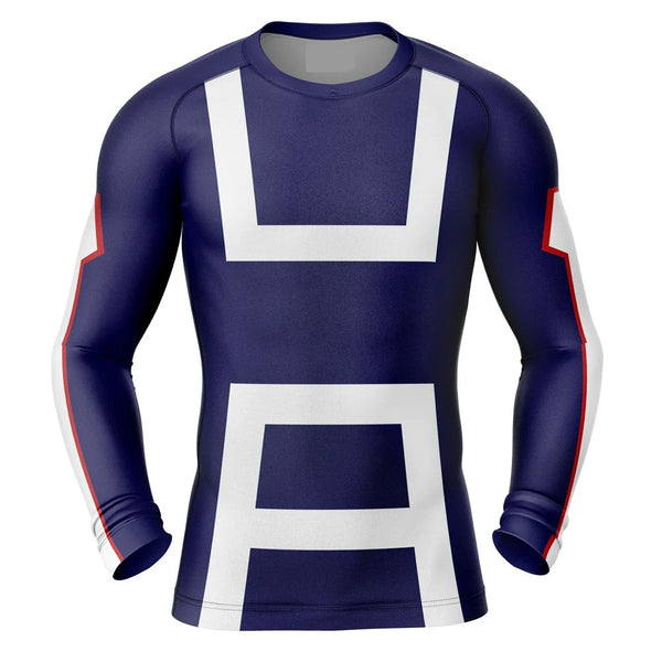 My Hero Academia 'UA Uniform' Long Sleeve Compression Rashguard