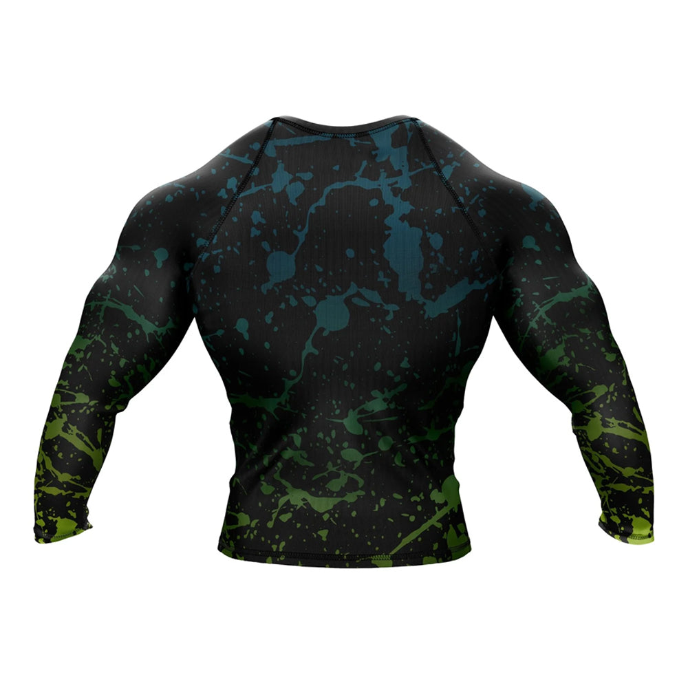 Brazilian Jiu JIitsu 'Pride Or Die' Long Sleeve Compression Rashguard