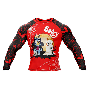 Kids Bluey 'Booey' Long Sleeve Compression Rashguard