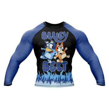 Kids Bluey 'Bluey Belt' Long Sleeve Compression Rashguard