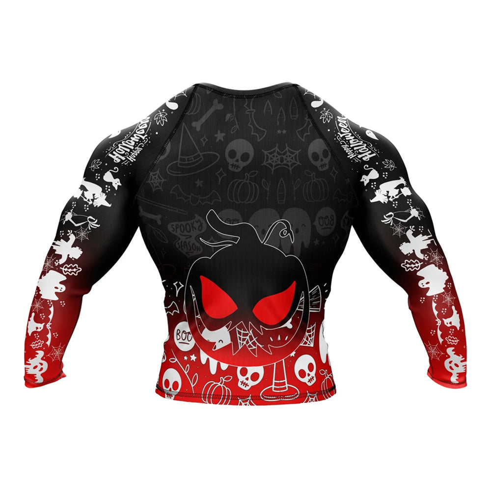 Halloween 'Skull O'Lantern' Compression Rashguard